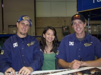 Me with Travis Pastrana and Ken Block–Yay!