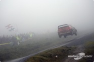 Dani-jumping through mysterious Welsh mist